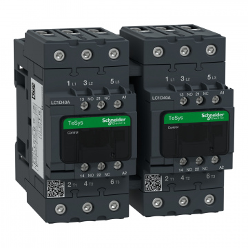 LC2D40AF7 TeSys D enversör kontaktör - 3P(3 NA) - AC-3 - <= 440 V 40 A - 110 V AC bobin