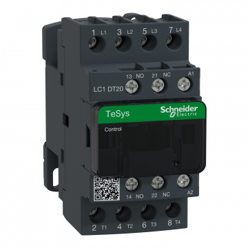 LC1DT20E7 TeSys D kontaktör - 4P(4 NA) - AC-1 - <= 440 V 20 A - 48 V AC bobin