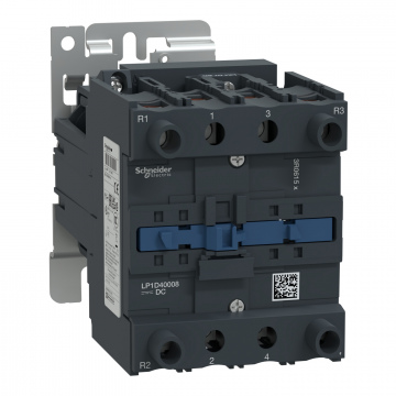 LP1D40008BD TeSys D kontaktör - 4P(2 NA + 2 NK) - AC-1 - <= 440 V 60 A - 24 V DC bobin