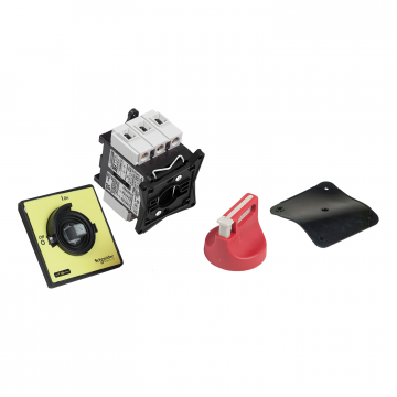 VCF01 TeSys Vario - acil durdurma yük ayırıcı - 20 A - kapıda.