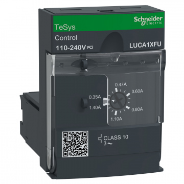 LUCA1XFU standart kontrol ünitesi LUCA - sınıf 10 - 0,35...1,4 A - 110...220 V DC/AC.