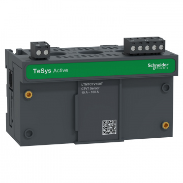 LTMTCTV100T Sensör Modülü, TeSys Tera, CTVT Yatay 10 ila 100 A, 690 V, Genişlik 110 mm, topraklama hatası akım trafosu için Dahili Giriş, Motor Yönetimi