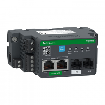 LTMTEFM Motor Yönetim ana ünitesi, TeSys Tera, EtherNet IP/Modbus TCP, 4 giriş ve 3 çıkış, 100-240 VAC/DC besleme