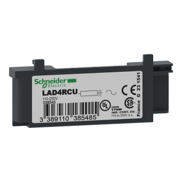LAD4RCU TeSys D - süpresör modülü - RC devresi - 110...250 V AC.