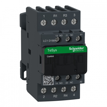 LC1D188M7 Tesys D Kontaktör - 4P(2 Na + 2 Nk) - Ac-1 - <= 440 V 32 A - 220 V Ac Bobin