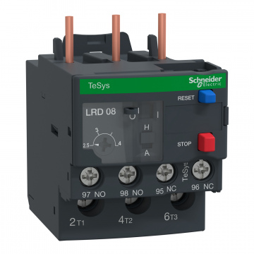 LRD086 TeSys D termal aşırı yük röleleri - 2,5...4 A - sınıf 10A