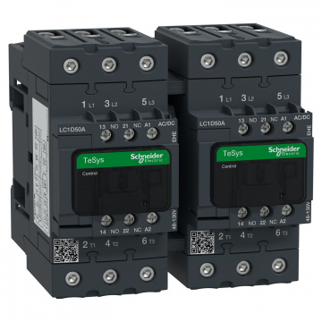 LC2D50AEHE TeSys Deca Envensör Kontaktör,3P(3NO),<=440V,50 A AC-3,48...130V AC/DC Bobinli