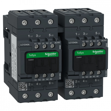 LC2D40ABNE TeSys Deca Envensör Kontaktör,3P(3NO),<=440V,40 A AC-3,24...60V AC/DC Bobinli