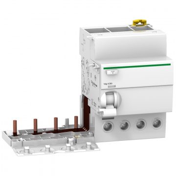 A9V65463 Vigi iC60 - toprak kaçağı eklenti bloğu - 4P - 63A - 300mA - SI tip.