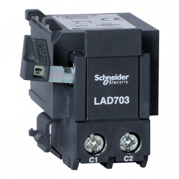 LAD703M TeSys D termal aşırı yük röleleri - uzaktan elektrikli durdr - 220...230 V DC/AC