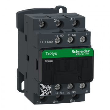 LC1D09E7 TeSys D Kontaktör - 3P (3 NA) - AC-3 - <= 440 V 9 A - 48 V AC Bobin