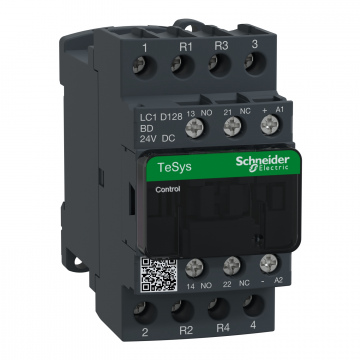 LC1D128BD TeSys D kontaktör - 4P(2 NA + 2 NK) - AC-1 - <= 440 V 25 A - 24 V DC bobin