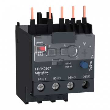 LR2K0307 TeSys K - Diferansiyel Termal Aşırı Yük Röleleri - 1,2...1,8 A - Sınıf 10A.