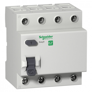 EZ9R64463 Easy9 Kaçak Akım Rölesi - 4 Kutup 63A 300mA AC Tipi 400V