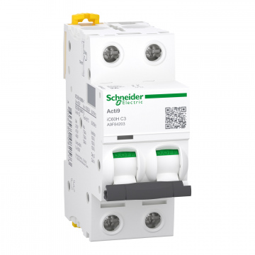 A9F84203 Otomatik Sigorta, Acti9, 10kA, C-Eğrisi, 2-Kutup, 3A.