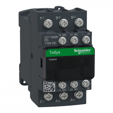 LC1D326FD TeSys D kontaktör - 3P(3 NA) - AC-3 - <= 440 V 32 A - 110 V DC bobin
